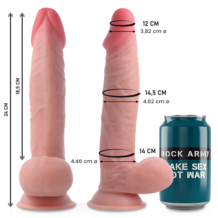 Rockarmy Dual Density Sherman 24 Cm -O 4.62 Cm | Niks.fi verkkokauppa