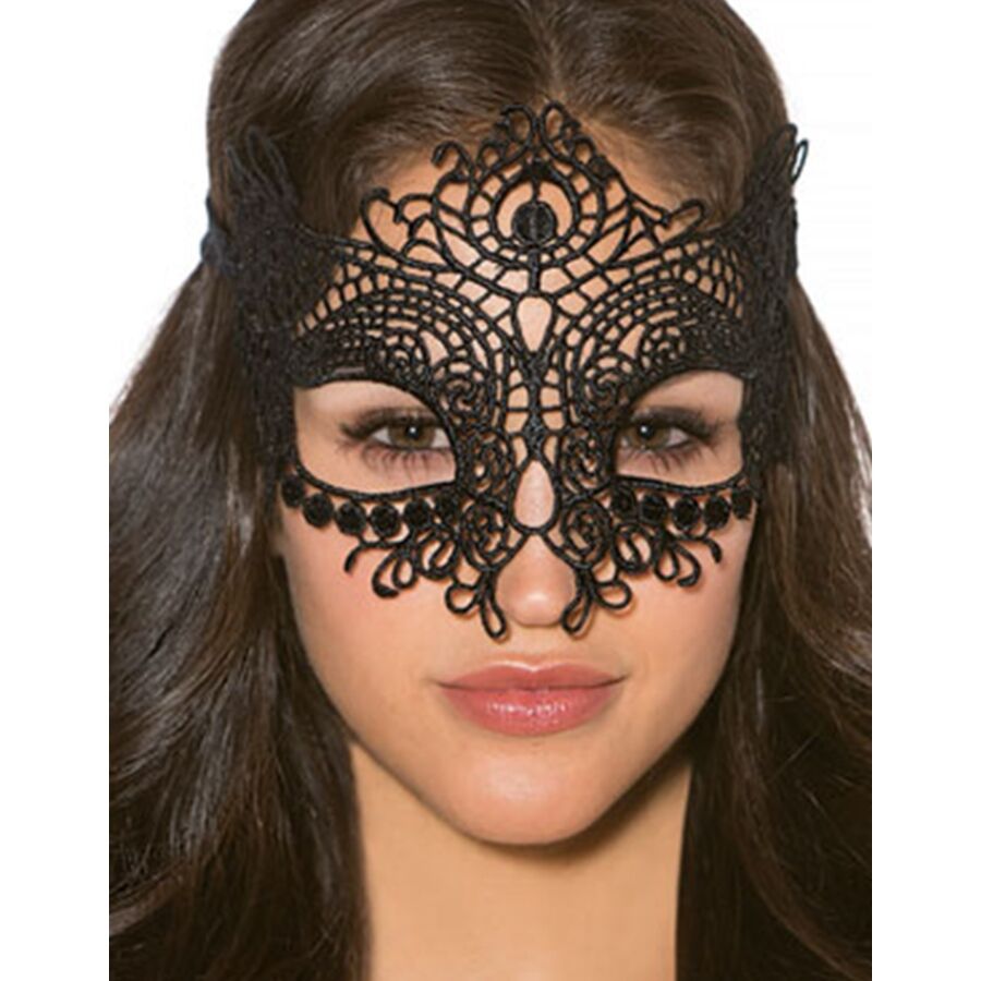 Queen Lingerie Lace Mask One Size | Niks.fi verkkokauppa