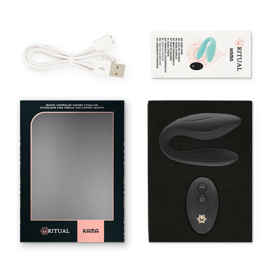 Rithual Kama Remote Control For Couples Azabache | Niks.fi verkkokauppa
