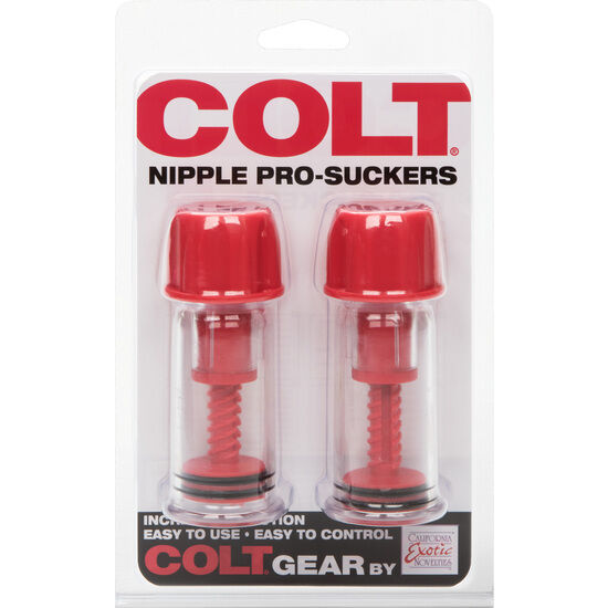 Calexotics Colt Nipple Prosuckers Red | Niks.fi verkkokauppa
