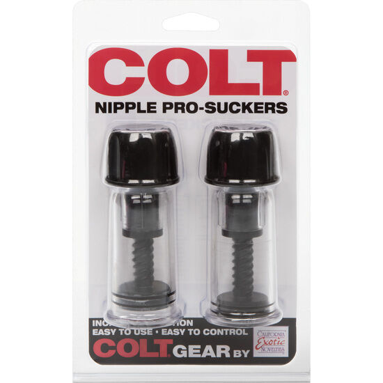 Calexotics Colt Nipple Prosuckers Black | Niks.fi verkkokauppa