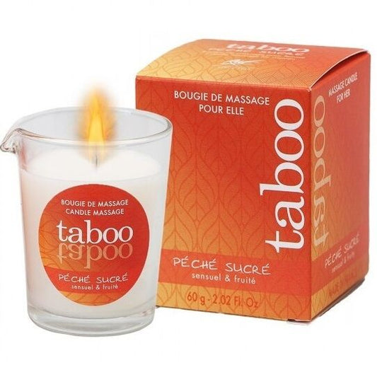 Ruf Taboo Massage Candle For Her Peche Sucre Nectarine Aroma | Niks.fi verkkokauppa