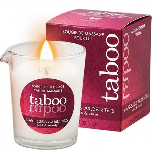 Ruf Taboo Massage Candle For Him Caresses Ardentes Fern Aroma | Niks.fi verkkokauppa