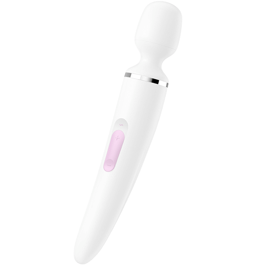Satisfyer Wand-Er Woman White | Niks.fi verkkokauppa
