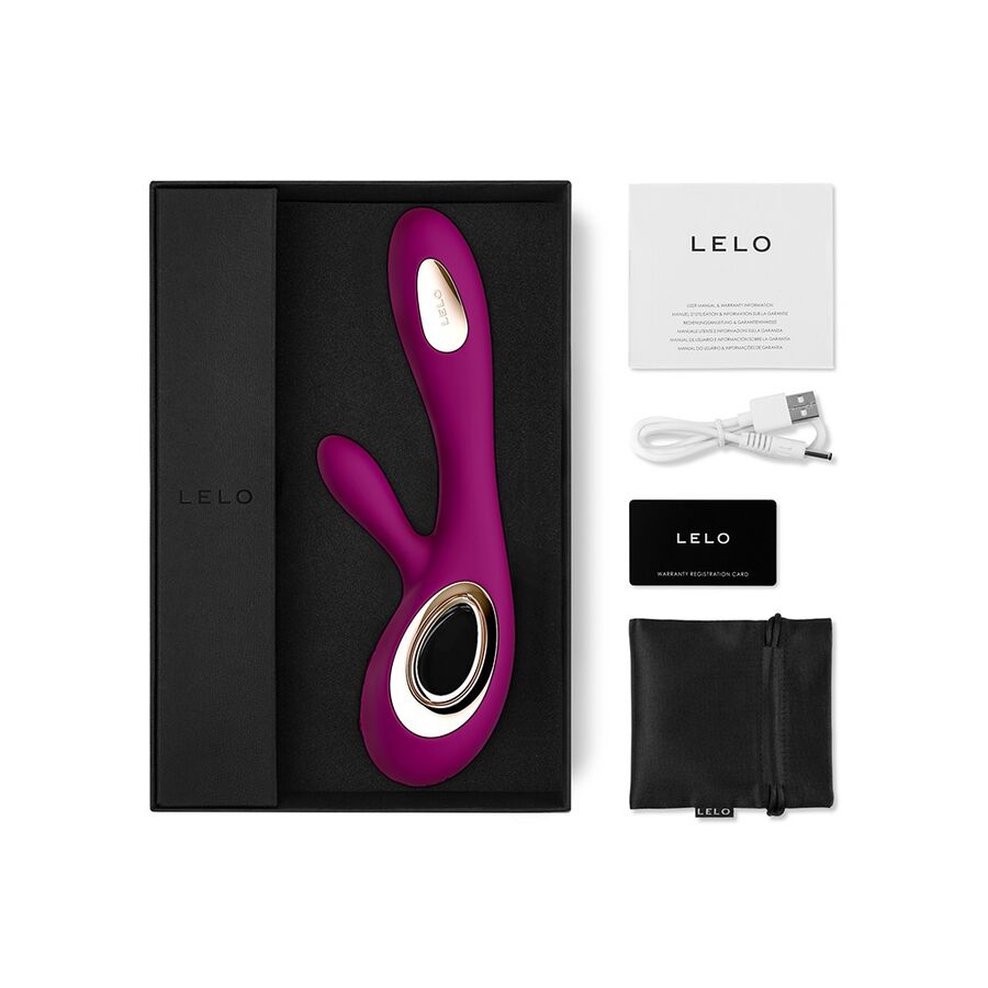 Lelo Soraya Wave Vibrator Rabbit Purple | Niks.fi verkkokauppa