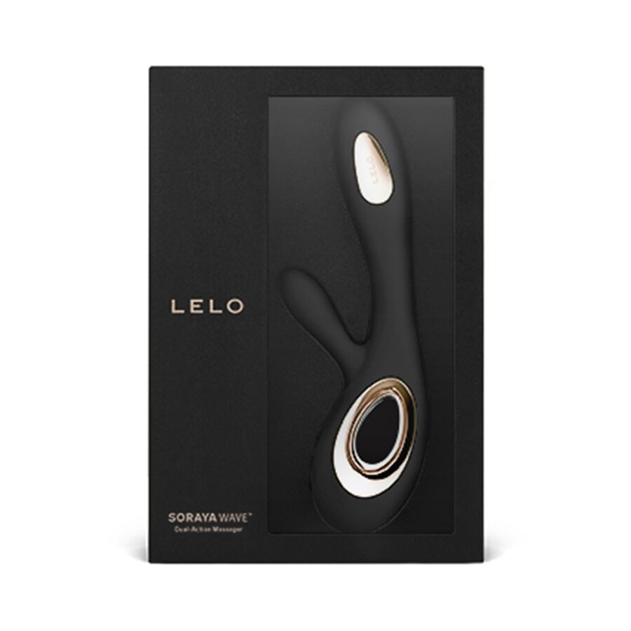 Lelo Soraya Wave Vibrator Rabbit Black | Niks.fi verkkokauppa
