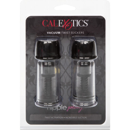 Calexotics Vacuum Twist Suckers Black | Niks.fi verkkokauppa