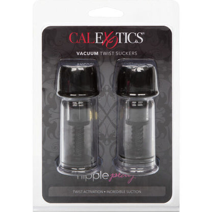 Calexotics Vacuum Twist Suckers Black | Niks.fi verkkokauppa