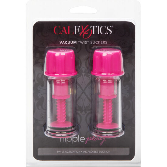 Calexotics Vacuum Twist Suckers Pink | Niks.fi verkkokauppa