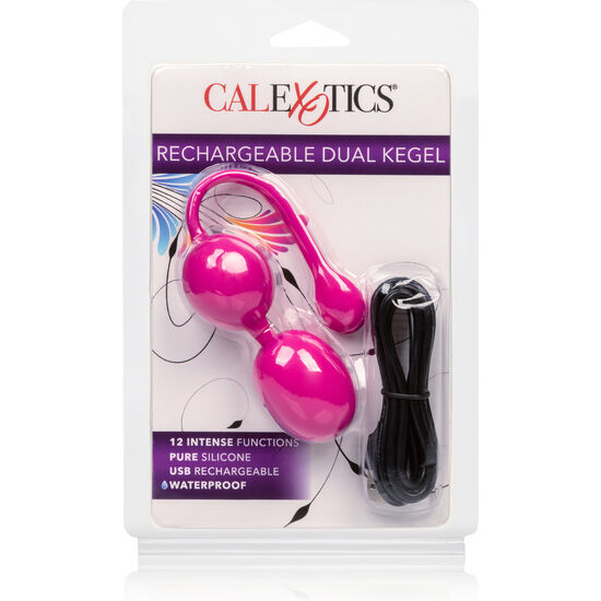 Calexotics Rechargeable Dual Kegel Pink | Niks.fi verkkokauppa