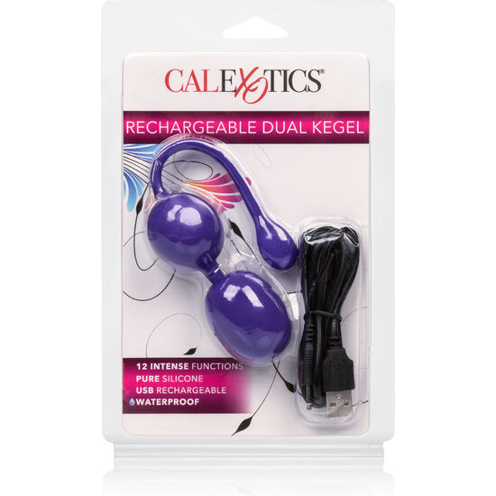 Calexotics Rechargeable Dual Kegel Purple | Niks.fi verkkokauppa