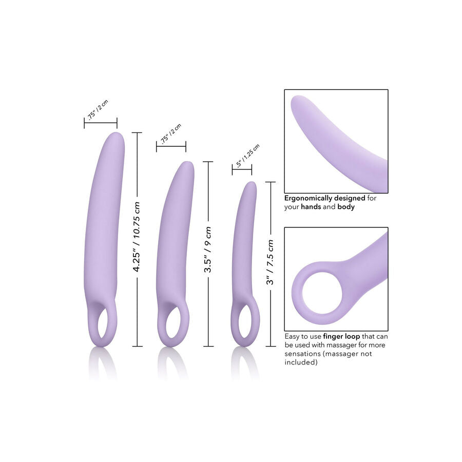 Calexotics Dr Laura Berman Alena Set Of 3 Silicone Dilators | Niks.fi verkkokauppa
