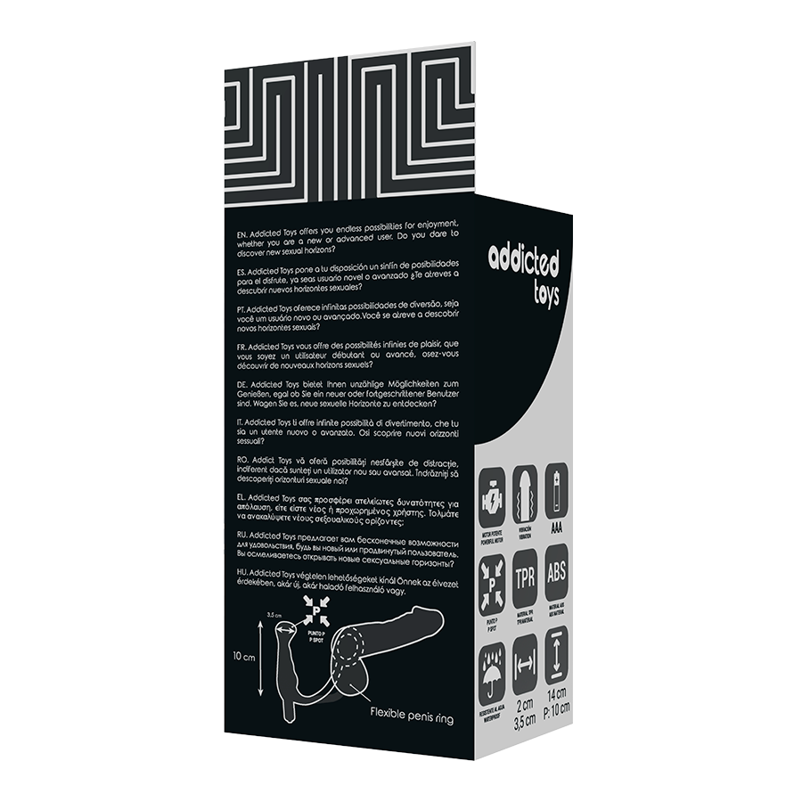 Addicted Toys Vibrator Prost Tico Black 10 Cm | Niks.fi verkkokauppa
