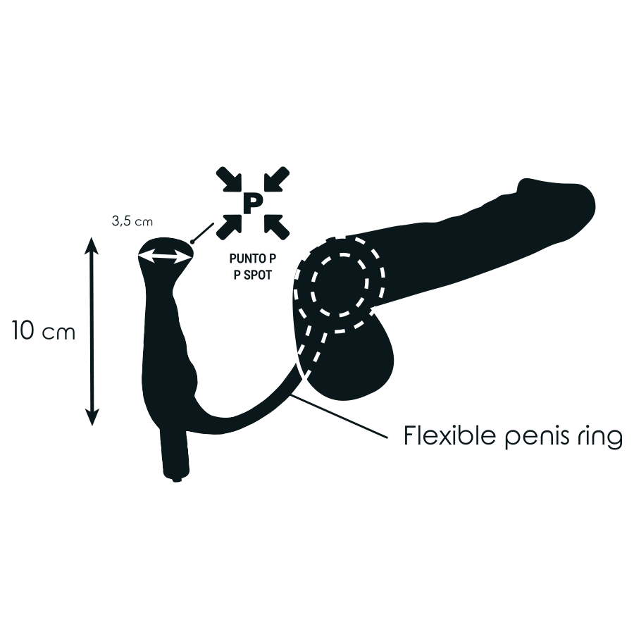 Addicted Toys Vibrator Prost Tico Black 10 Cm | Niks.fi verkkokauppa