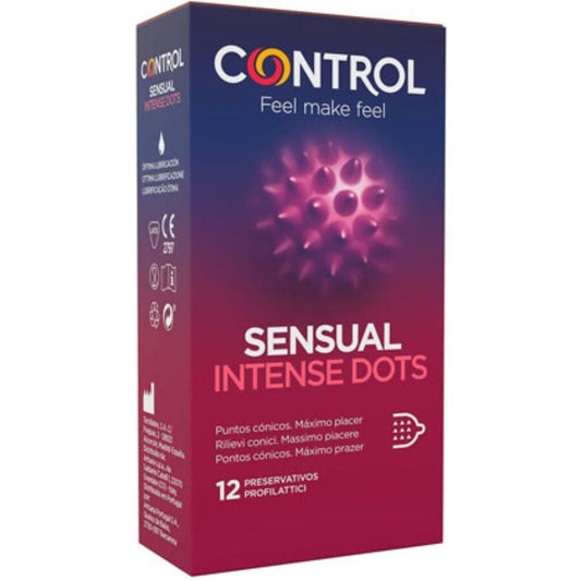 Control Spike Condoms With Conical Points 12 Units | Niks.fi verkkokauppa