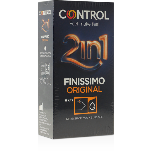Control Finisimo Duo + Lubricant 6 Units | Niks.fi verkkokauppa