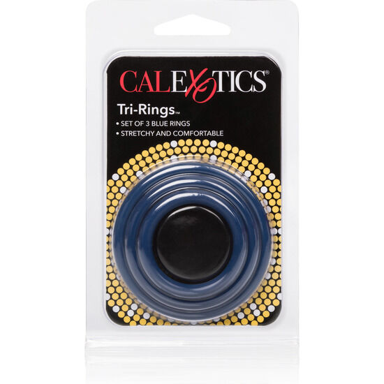 Calexotics Tri-Rings Blue | Niks.fi verkkokauppa