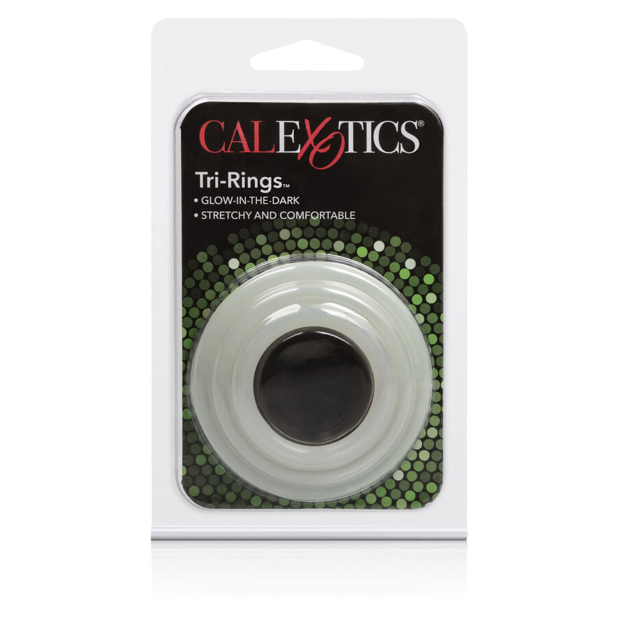 Calexotics Tri-Rings Glow In The Dark | Niks.fi verkkokauppa