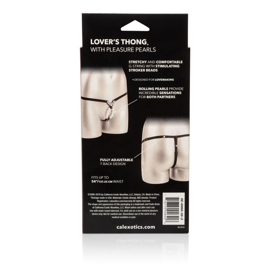 Calexotics Lovers Thong W. Pleasure Pearls | Niks.fi verkkokauppa