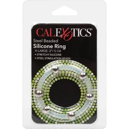 Calexotics Steel Beaded Silicone Ring Xl | Niks.fi verkkokauppa