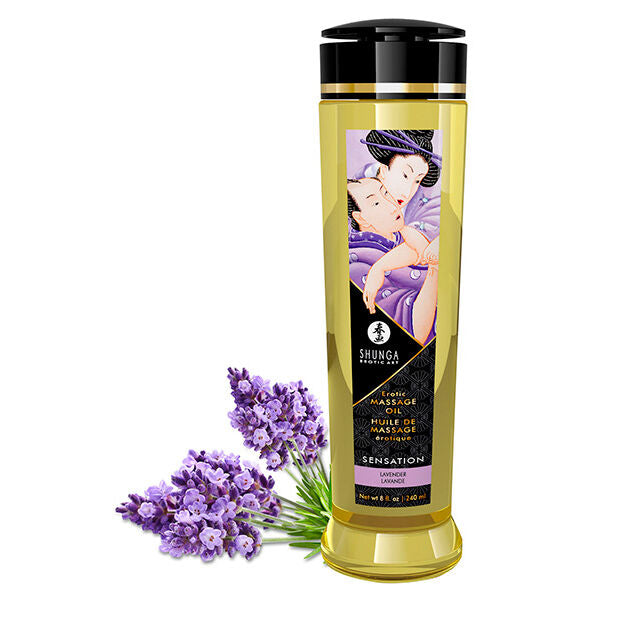 Shunga Sensation Erotic Massage Oil 240 Ml | Niks.fi verkkokauppa