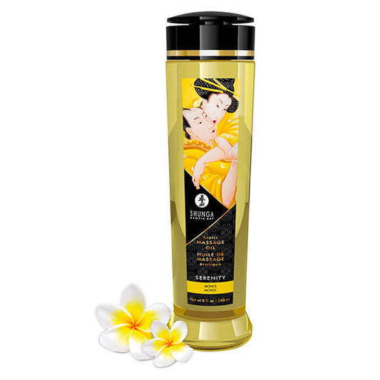 Shunga Serenity Erotic Massage Oil 240 Ml | Niks.fi verkkokauppa