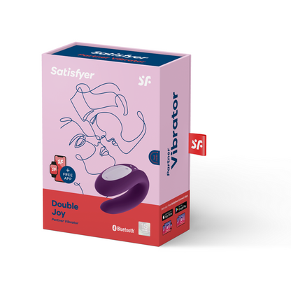 Satisfyer Double Joy Con App Purple | Niks.fi verkkokauppa