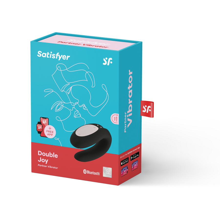 Satisfyer Double Joy Con App Black | Niks.fi verkkokauppa