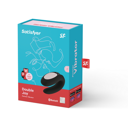 Satisfyer Double Joy Con App Black | Niks.fi verkkokauppa