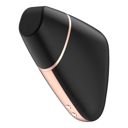 Satisfyer Love Triangle Air Pulse Stimulator & Vibrator Black | Niks.fi verkkokauppa