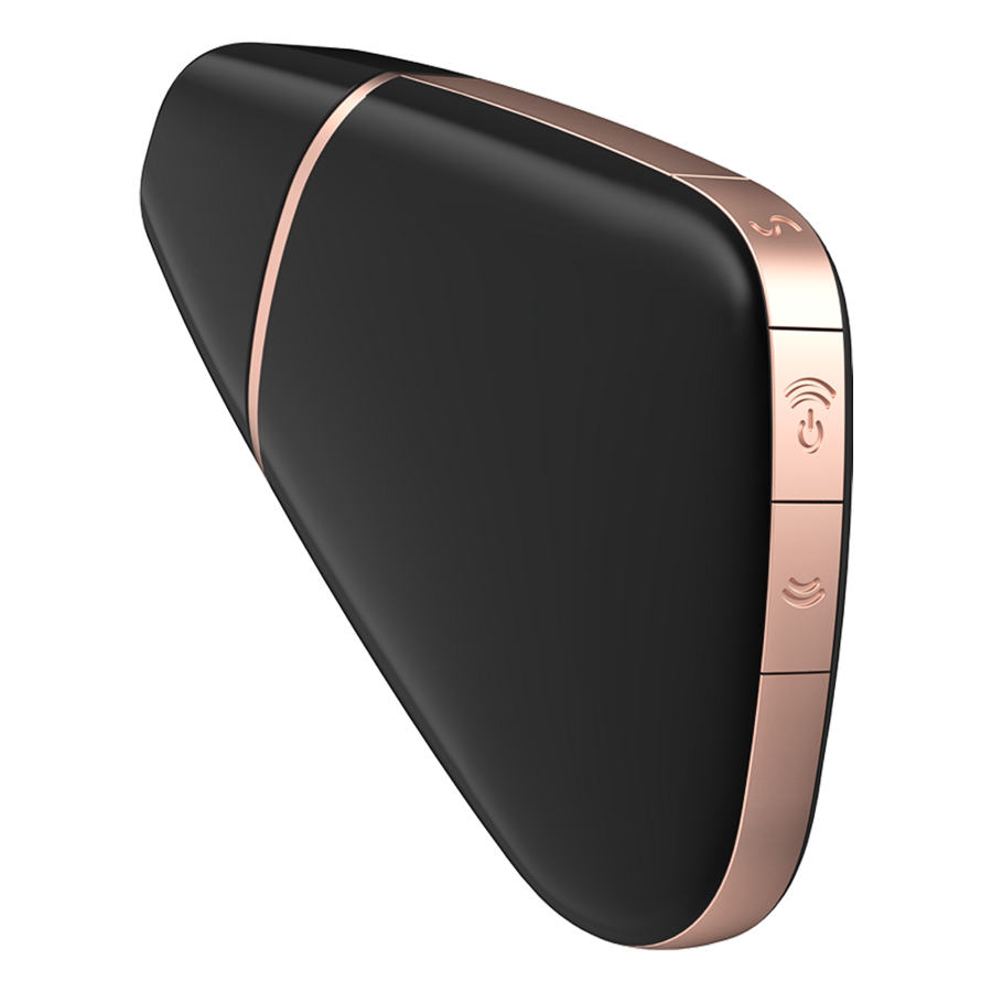 Satisfyer Love Triangle Air Pulse Stimulator & Vibrator Black | Niks.fi verkkokauppa