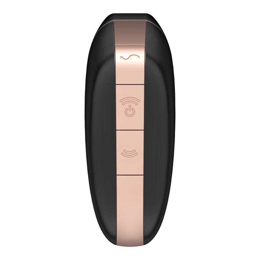 Satisfyer Love Triangle Air Pulse Stimulator & Vibrator Black | Niks.fi verkkokauppa