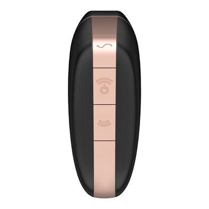 Satisfyer Love Triangle Air Pulse Stimulator & Vibrator Black | Niks.fi verkkokauppa