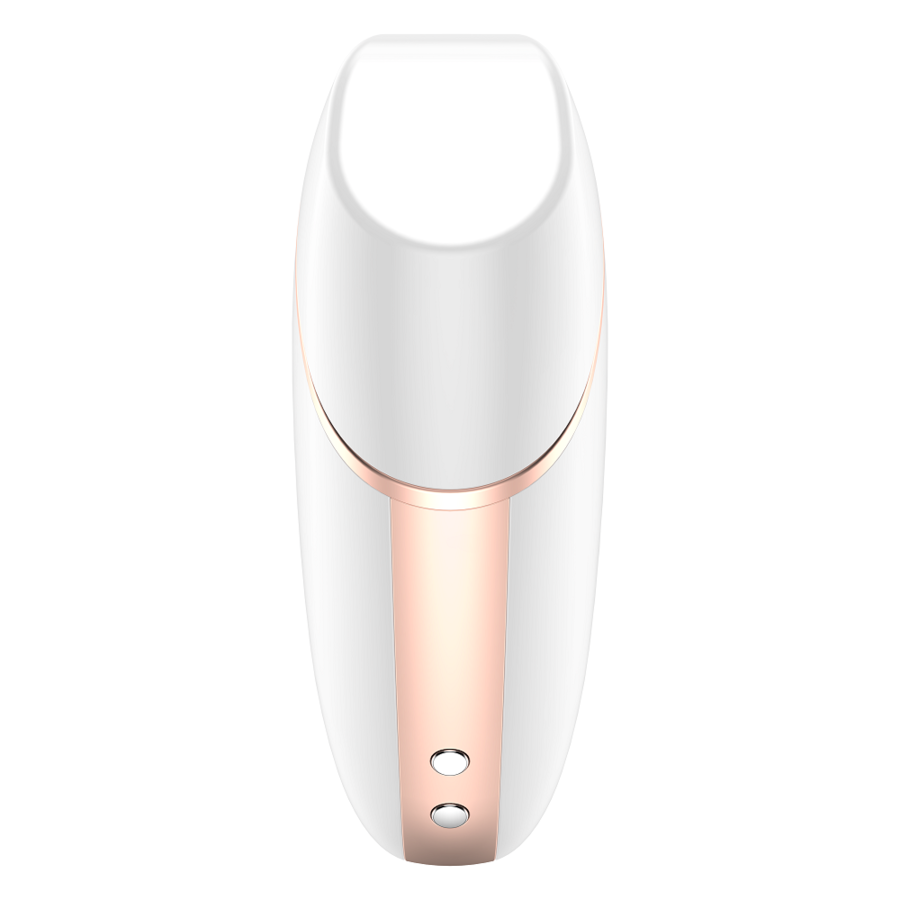 Satisfyer Love Triangle Air Pulse Stimulator & Vibrator White | Niks.fi verkkokauppa