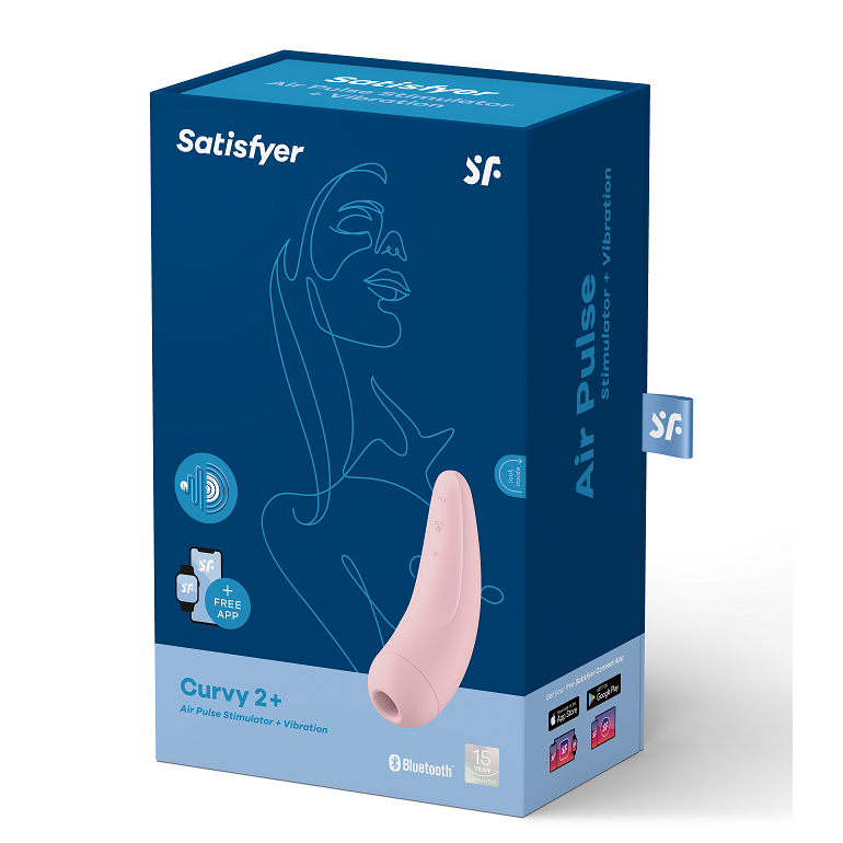 Satisfyer Curvy 2+ Pink | Niks.fi verkkokauppa