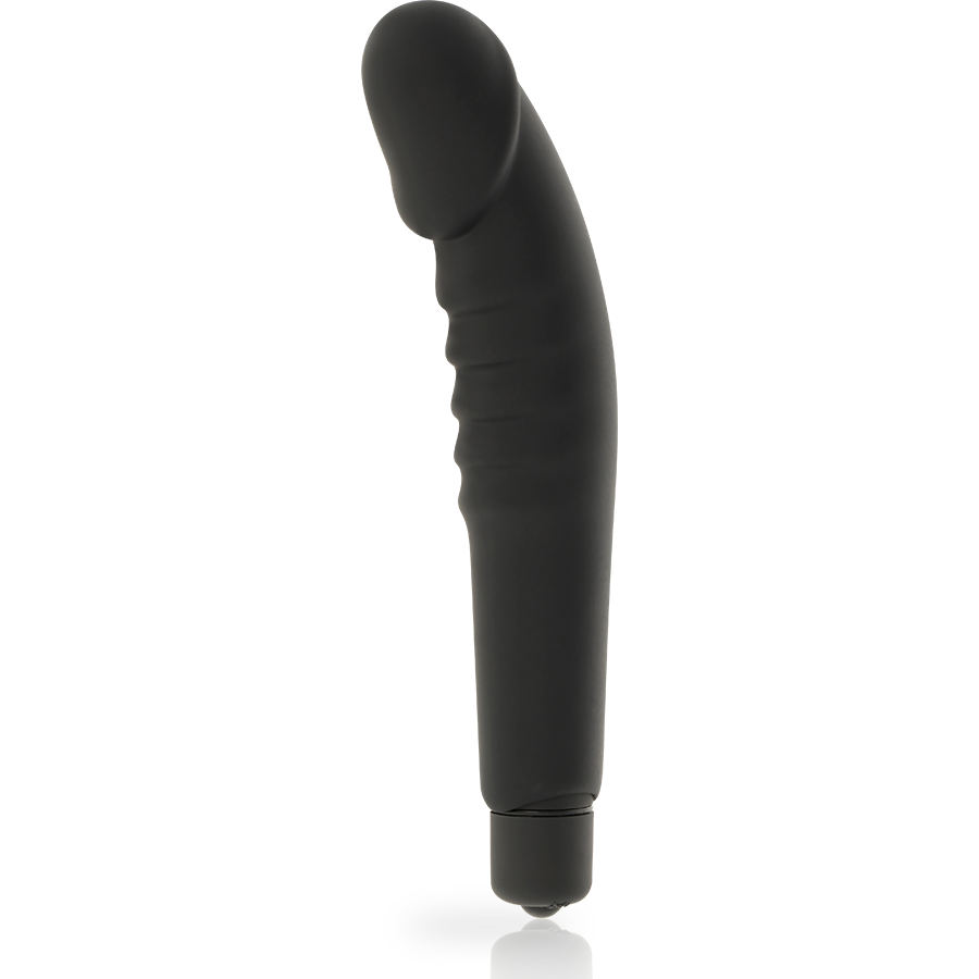 Dolce Vita Realistic Pleasure Black Silicone | Niks.fi verkkokauppa