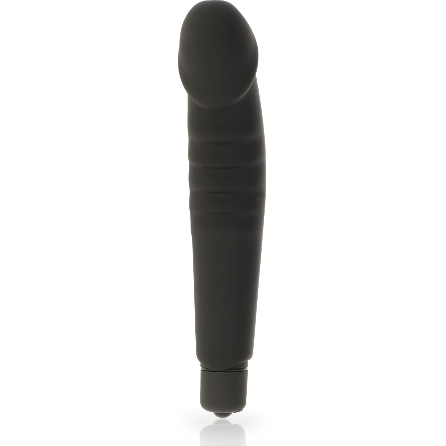 Dolce Vita Realistic Pleasure Black Silicone | Niks.fi verkkokauppa