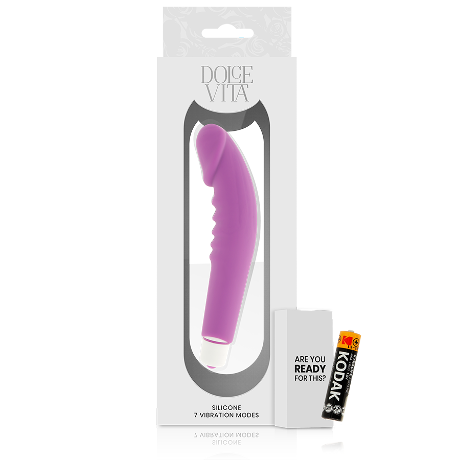 Dolce Vita Realistic Pleasure Purple Silicone | Niks.fi verkkokauppa