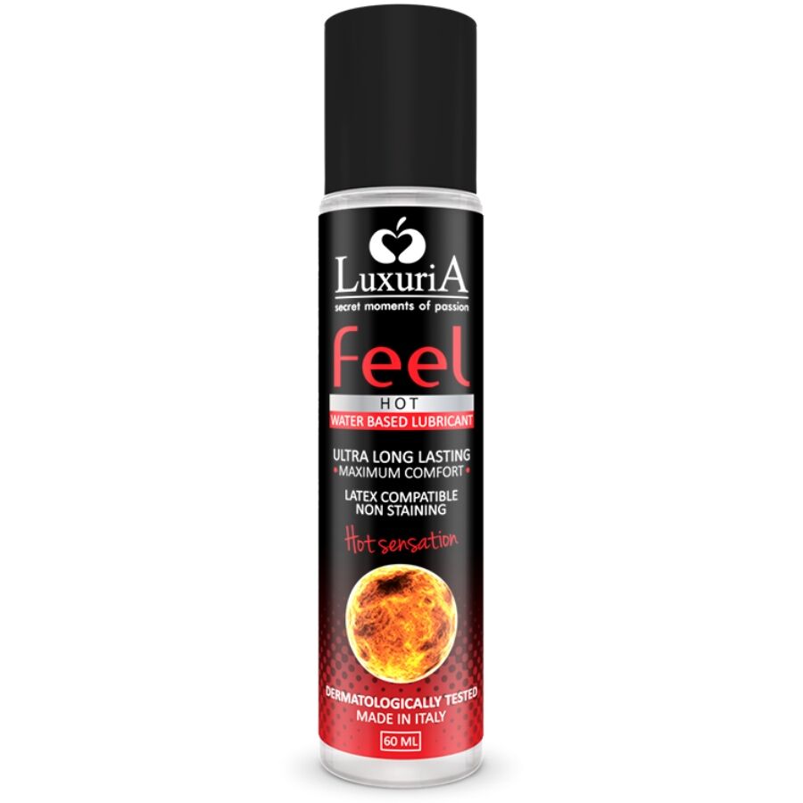 Intimatelineluxuria Feel Hot Sensation Water Based Lubricant 60 Ml | Niks.fi verkkokauppa