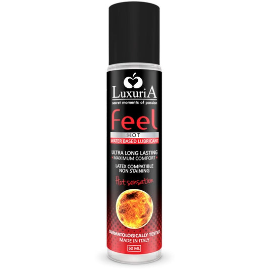 Intimatelineluxuria Feel Hot Sensation Water Based Lubricant 60 Ml | Niks.fi verkkokauppa