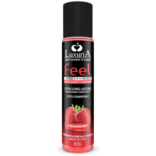 Intimatelineluxuria Feel Strawberry Water Based Lubricant 60 Ml | Niks.fi verkkokauppa