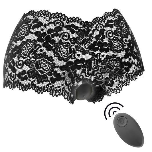 Black&Silver Zara Remote Control Stimulator With Free Panty | Niks.fi verkkokauppa