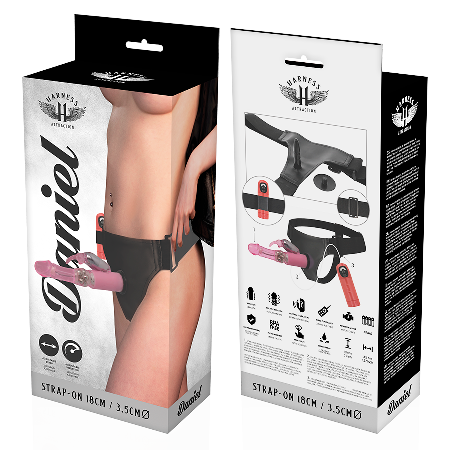 Harness Attraction Rnes Daniel With Vibration And Rotation 18 Cm -O 3.5 Cm | Niks.fi verkkokauppa
