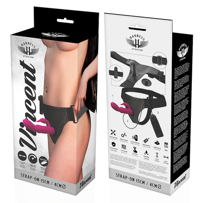 Harness Attraction Rnes Vibrator Rabbit Vincent 15 Cm -O 4 Cm | Niks.fi verkkokauppa