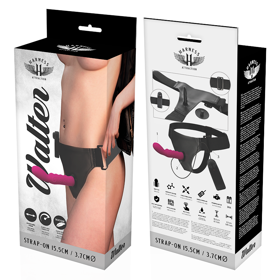 Harness Attraction Rnes Walter With Vibration 15.5 Cm -O 3.7 Cm | Niks.fi verkkokauppa