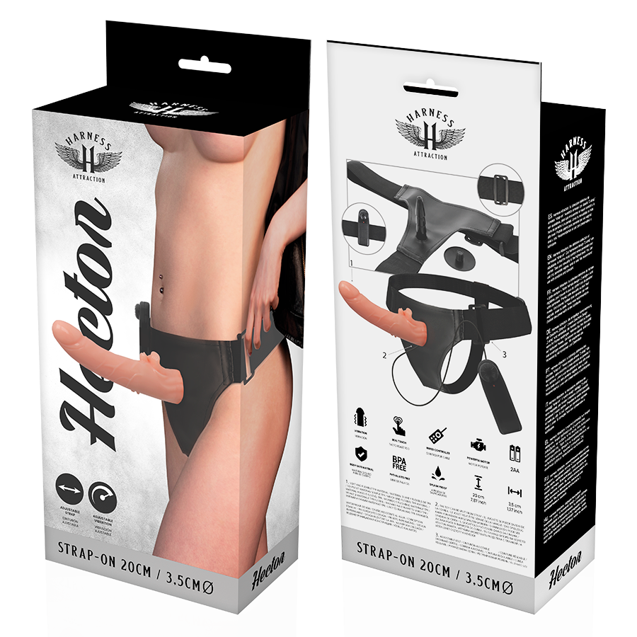 Harness Attraction Rnes Vibrator Hector 20 Cm -O 3.5 Cm | Niks.fi verkkokauppa