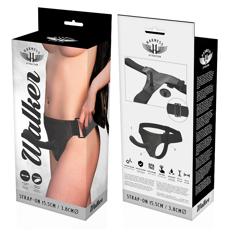 Harness Attraction Rnes Silicone Walker G-Spot 15.5 Cm -O 3.8 Cm | Niks.fi verkkokauppa