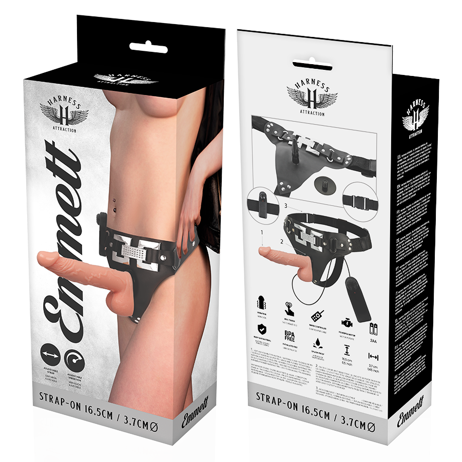 Harness Attraction Rnes Emmett Realistic Vibrator 16.5 Cm -O 3.7 Cm | Niks.fi verkkokauppa