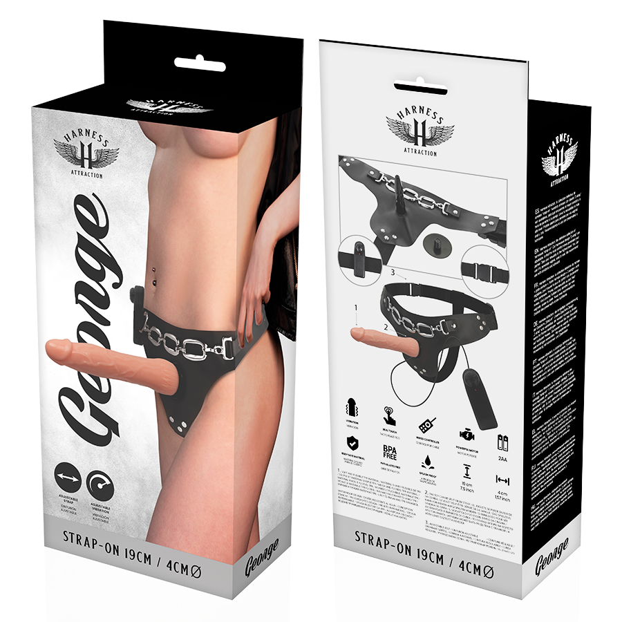 Harness Attraction Rnes George Realistic Vibrator 19 Cm -O 4 Cm | Niks.fi verkkokauppa