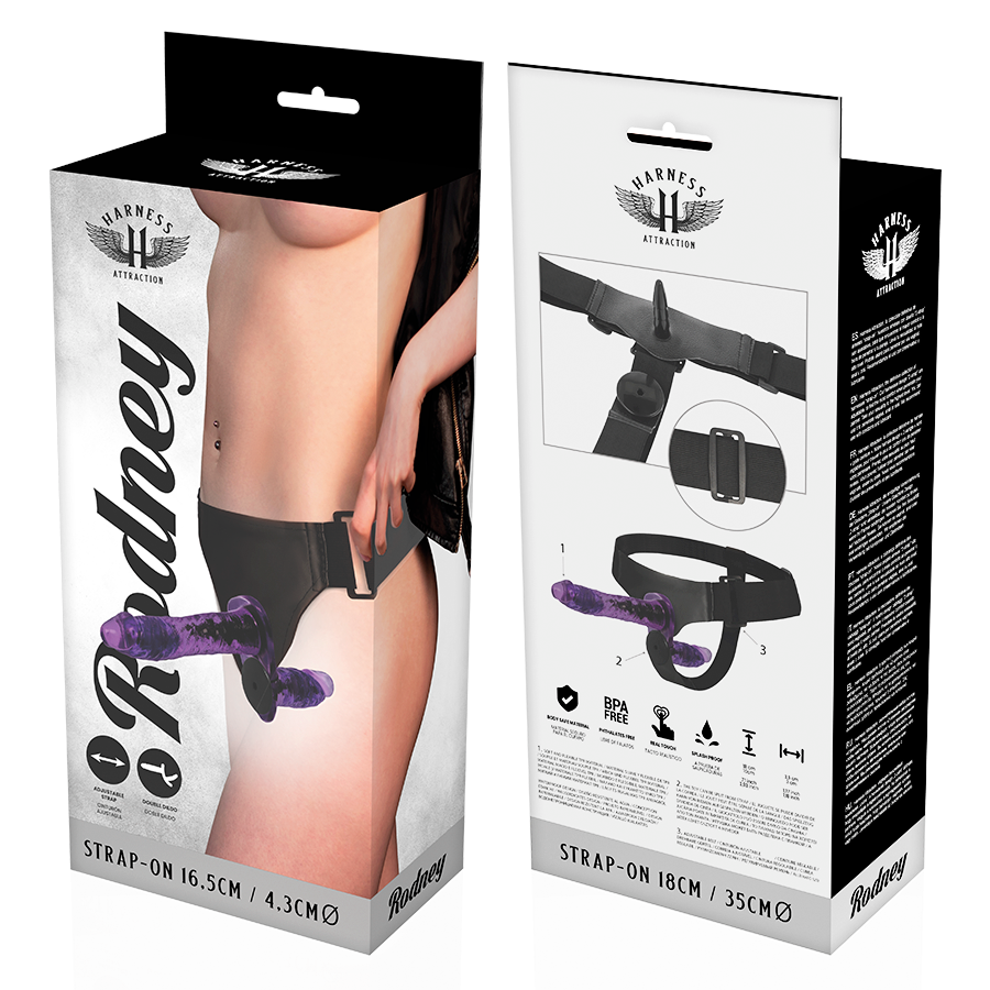 Harness Attraction Rodney Double Penetraci N Vibrator 18 Cm -O 3.5 Cm | Niks.fi verkkokauppa
